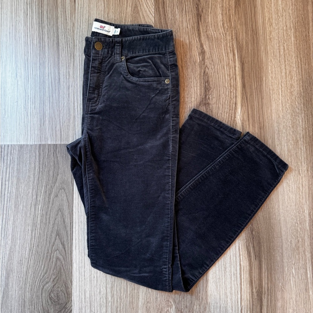 Vineyard Vines Gray Velvet Pants Sz. 00/XS